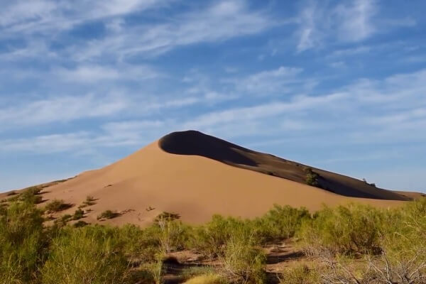 Singing Dune in Altyn-Emel, Kazakhstan