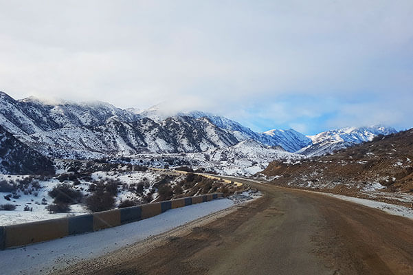 Перевал Алтын-Эмель зимой