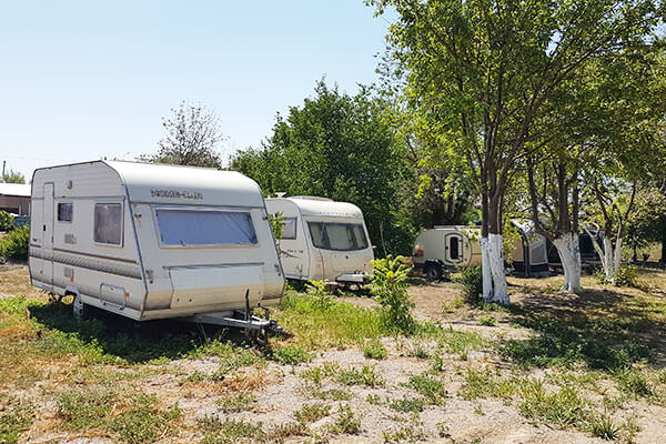 Campsite in Altyn-Emel